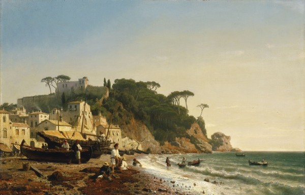 Porto Venere by Andreas Achenbach